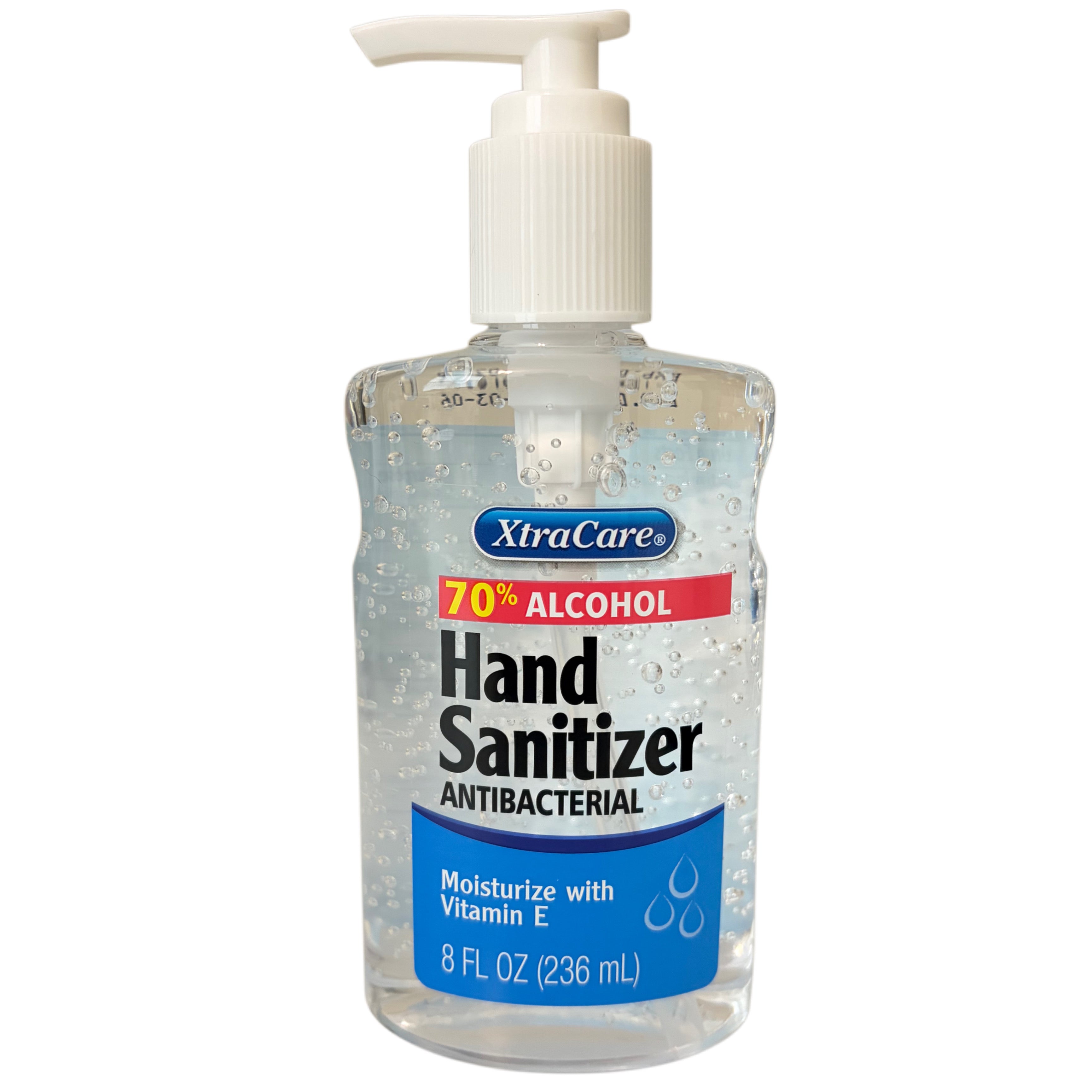 Xtracare 70% Alcohol Hand Sanitizer Antibacterial Moisturize with Vitamin E 8fl oz (236 mL)